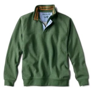 Orvis Forest Green Signature Quarter-Zip Sweatshirt